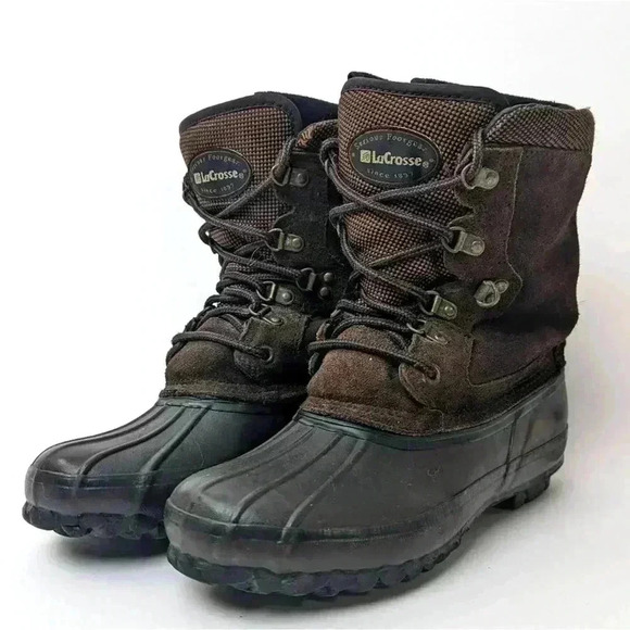 LaCrosse Thinsulate Leather Hunting Duck Boots - Picture 1 of 10